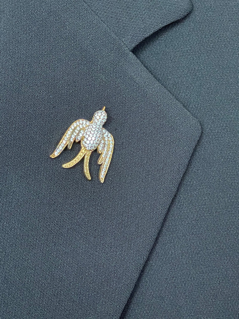 Dove Brooch