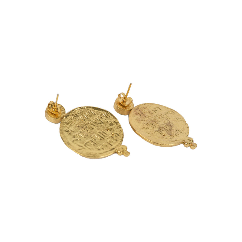 Byzantine Earrings - Smoky Quartz