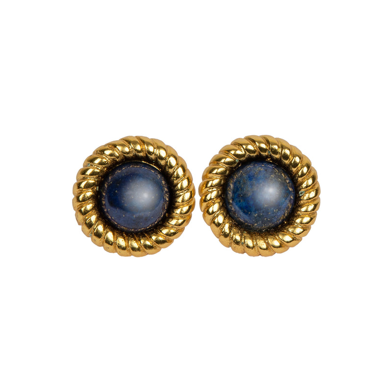Livia Earrings - Lapis